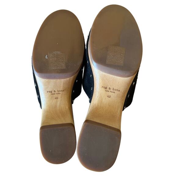 Rag & Bone Mara Clog Slide Slip On Clog Block Heel Size 40 / US 9.5 - Picture 6 of 7